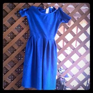 LulaRoe Blue party dress (XS)